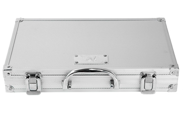 Picture of NcSTAR Universal Gun Cleaning Kit, 2 Sets of Cleaning Rods, 10 Bronze Bore Brushes, 5 Bore Mops, Aluminum Carry Case with Latches and Carry Handle TUGCKA