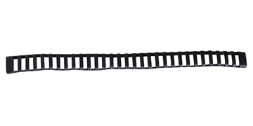 Picture of NcStar 30 Slot Ladder Rail Cover AR Platform 12.50" Long Black Anodized Aluminum VG077B