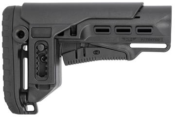 Picture of NcStar Tactical PCP52 Mil-Spec Stock Black Synthetic Collapsible with Adjustable Cheekpiece VG087052