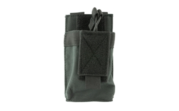 Picture of NcSTAR Single AR Magazine Pouch, Nylon, Black, MOLLE Straps for Attachment, Fits One AR Style Magazine CVAR1MP2929B