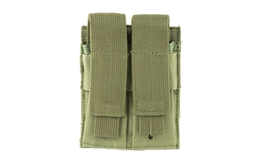 Picture of NcSTAR Double Pistol Magazine Pouch, Nylon, Green, MOLLE Straps for Attachment, Fits Two Standard Capacity Double Stack Magazines CVP2P2931G