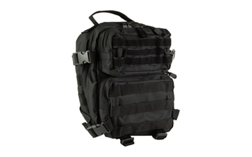 Picture of NcSTAR Every Day Pack, Backpack, 12.5"x11.5"x3" Main Compartment, Black, Two Small Compartments with Four Cinch Straps, Molle Webbing, Adjustable Bottom Straps CVEDP3056B