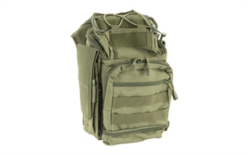 Picture of NcSTAR First Responder Utility Bag, Nylon, Green, MOLLE / PALS Webbing, Rear Concealed Carry Pocket, Shoulder Strap CVFRB2918G
