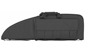 Picture of NcStar VISM Rifle Case w/ Double Zippers ID Holder Foam Padding & Black Finish CV290738