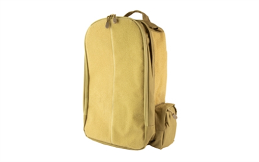 Picture of NcSTAR Patch, Backpack, 18"x14"x3" Main Compartment with Hydration Compartment, Tan, Large Secondary Compartment, Small Side Zip Pocket, Small Draw Cord Side Pouch, 17"x11" Soft Loop Surface for Hook Backed Patches CBPB3052T