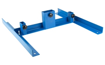 Picture of NcSTAR Steel Target Stand, For 2"X4" or (2) 1"X2" Furring Strip Boards, Steel Construction, Easily Disassembled, Matte Finish, Blue VATS