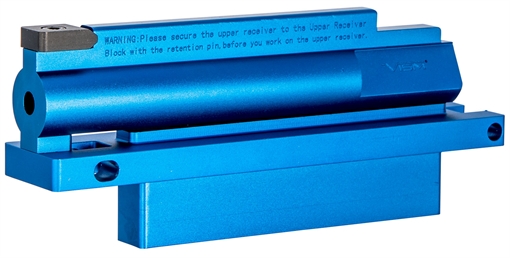 Picture of NcSTAR AR15 Upper Receiver Block, For use with AR-15, Anodized Finish, Blue VTARUVB