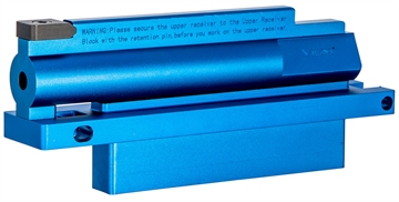 Picture of NcSTAR AR15 Upper Receiver Block, For use with AR-15, Anodized Finish, Blue VTARUVB