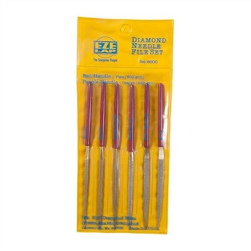 Picture of Eze-Lap Diamond EZE-LAP DIAMOND NEEDLE FILE 600 SET, COARSE STEEL 600C