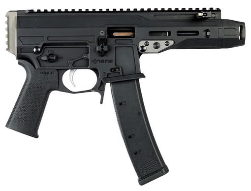 Picture of Nemo Arms Mongoose 9mm Luger 35+1 5.80" Black Barrel & Receiver w/Picatinny Rail, Black Grip, Ambidextrous MNG9MMC