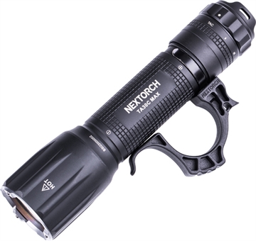 Picture of Nextorch Tactical Flashlight Black 3000 Lumens 390 Meters Beam Distance TA30C-MAX TA30CMAX