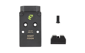 Picture of Night Fision Optic Plate + Backup Sight Com CZU-OPBS-RMR-P10-ZXZX