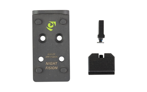 Picture of Night Fision Optic Plate + Backup Sight Com GLK-OPBS-DPP-MOS-ZXZX