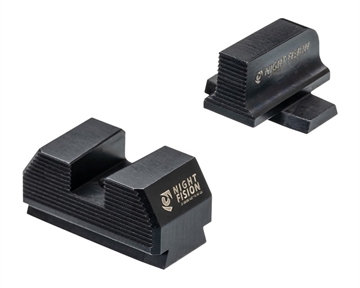 Picture of Night Fision Night Fision Blacked Out Stealth Optic Height Sights    SIG-180-240-238-ZXZX