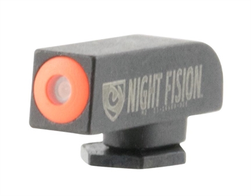 Picture of Night Fision Tritium Front Sight for Glock Green/Tritium Orange Outline Glock 17/17L/19/22 GLK000001OGX
