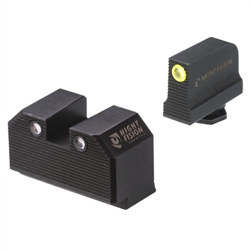 Picture of Night Fision Optics Ready Stealth Lower 1/3rd Night Sight Set for Walther PDP/PPQ w/ RMR/507C/508T WAL-277-330-353-YGZG