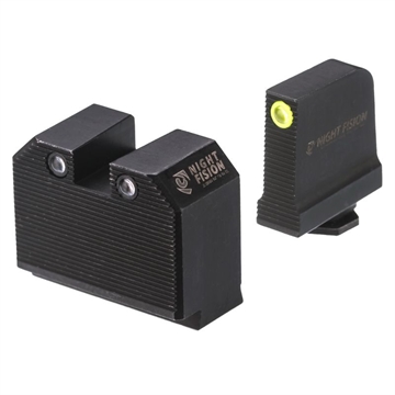 Picture of Night Fision Optics Ready Stealth Night Sight Set for Glock 17/19/34 w/ DPP/509T/Romeo Pro GLK-001-469-494-YGZG
