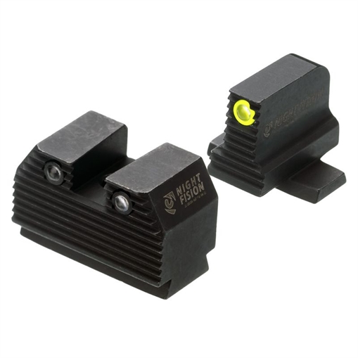 Picture of Night Fision Optics Ready Stealth Night Sight Set Yellow Front Black Back for Sig Sauer P-Series SIG-180-345-332-YGZG