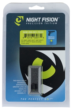 Picture of Night Fision Tritium Front Sight for Smith & Wesson Green Tritium Yellow Outline M&P/Shield/SD9VE SAW200001YGX