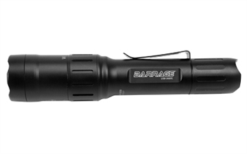 Picture of Nightstick BARRAGE USB Tactical Flashlight, 900 Lumen, 3 Hour Run Time, Matte Finish, Black USB-568XL