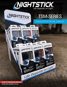 Picture of Nightstick Counter Display 12 TSM Weapon Light w/Green Laser CTD08