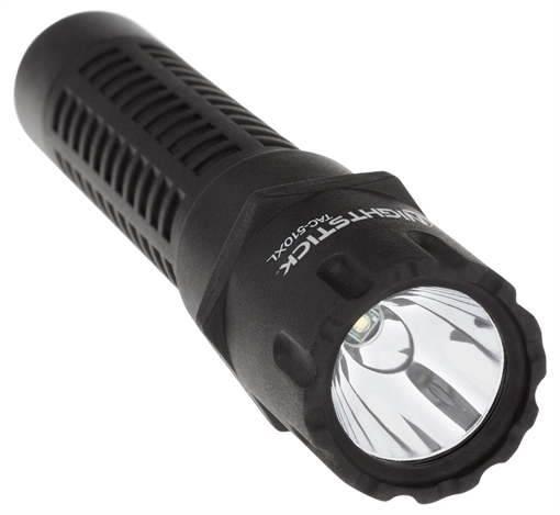 Picture of Nightstick Polymer Multi-Function Tactical Flashlight-Rechargeable Matte Black 140/350/800 Lumens White LED TAC510XL
