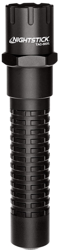 Picture of Nightstick Metal Multi-Function Tactical Flashlight-Rechargeable Matte Black 140/350/800 Lumens White LED TAC560XL