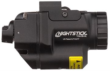 Picture of Nightstick Subcompact Weapon Light with Green Laser Black Anodized 650 Lumens White LED Glock/Sig Sauer/H&K/Ruger/Smith & Wesson M&P TCM5BGL