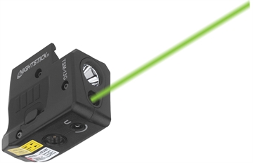 Picture of Nightstick TSM-13G, Subcompact Tactical Weapon-Mounted Light w/Green Laser, Fits Sig Sauer P365, 150 Lumens, 2,700 Candela, Black, .75 Hours of Runtime, IP-X4 Water-Resistant, Rechargeable Battery TSM-13G TSM13G