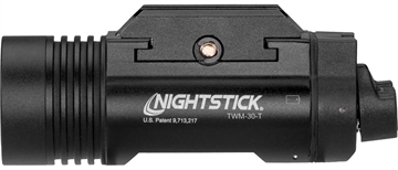 Picture of Nightstick Tactical Weapon-Mounted Light Turbo Black Anodized Hardcoat 1200 Lumens White LED Light TWM30T