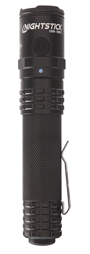 Picture of Nightstick USB Dual-Light Tactical Flashlight Black Anodized 125/350/450/850/1,100 Lumens White LED USB588XL