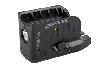 Picture of Nightstick , Subcompact Tactical Weapon-Mounted Light, Fits Glock 42/43/43X/48, 150 Lumens, Black, Rechargeable Battery TSM-11W