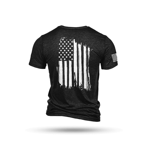 Picture of Nine Line America Short Sleeve Shirt Black Triblend 2XL AMERICA-TSTRI-CHARCOALBLACKTRIBLEND-2XL 190741279046