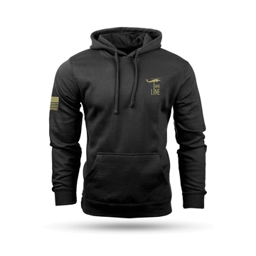 Picture of Nine Line American Camo Hooded Sweatshirt Black XL AMERCAMO-DT6100-BLACK-XL 190741278230