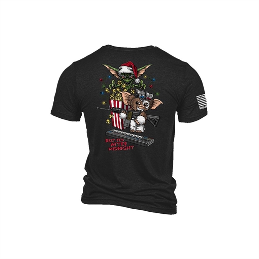 Picture of Nine Line Belt Fed Triblend Short Sleeve Shirt Black 2XL BELTFED-TSTRI-CHARCOALBLACKTRIBLEND-2XL