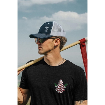 Picture of Nine Line Cake Tree Triblend Short Sleeve Shirt Black L CAKETREE-TSTRI-CHARCOALBLACKTRIBLEND-L