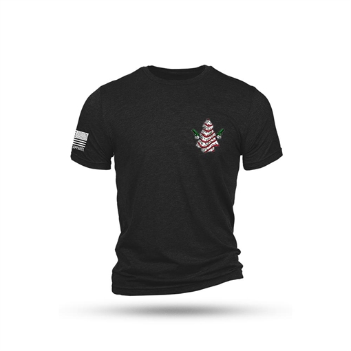 Picture of Nine Line Cake Tree Triblend Short Sleeve Shirt Black S CAKETREE-TSTRI-CHARCOALBLACKTRIBLEND-S