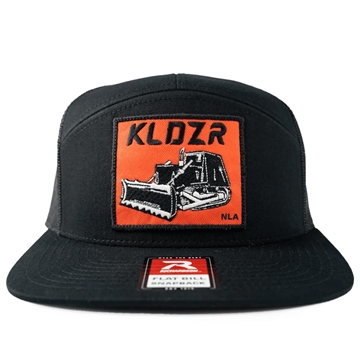 Picture of Nine Line Killdozer 7-Panel Richardson Trucker Hat Black KILLDOZER-HAT-168-BLACK 190741353197