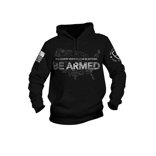 Picture of Nine Line NLA E9 Be Armed Hoodie Black 2XL E9ARMED-H-BLACK-2XL