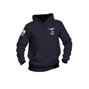 Picture of Nine Line Reread Not Rewritten Hoodie Navy 2XL REREAD-H-NAVY-2XL