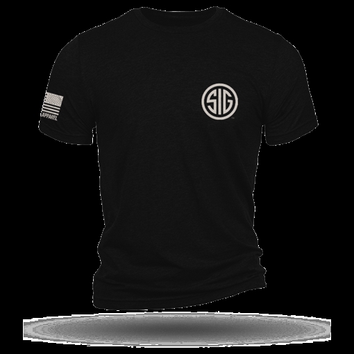 Picture of Nine Line Sig Sauer Logo Short Sleeve Shirt Black M SSJULY2020-TS-BLACK-M