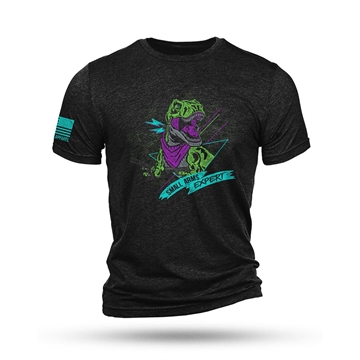 Picture of Nine Line T-Rex Short Sleeve Shirt Black Triblend 2XL TREX-TSTRI-BLACK-2XL