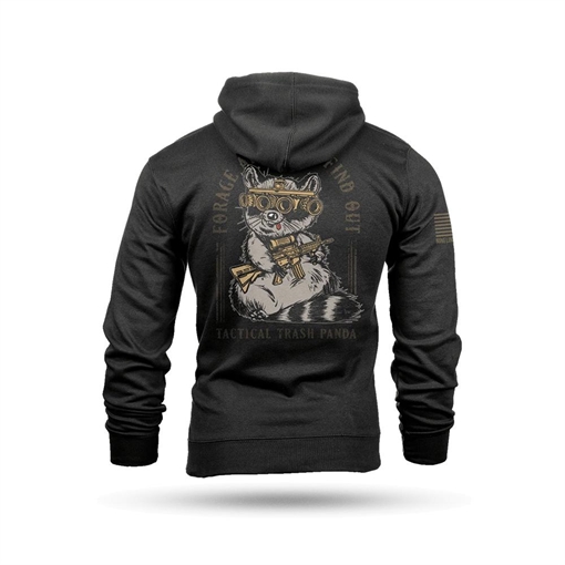 Picture of Nine Line Tactical Trash Panda Hooded Sweatshirt Black 3XL TTPANDA-DT6100-BLACK-3XL 190741320786