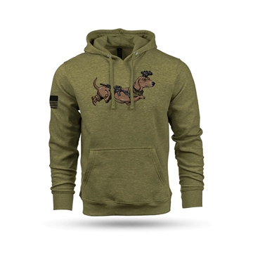 Picture of Nine Line Tactical Wiener Hooded Sweatshirt Olive 2XL TACWIENER-DT6100-HTHROLIVE-2XL 190741359666