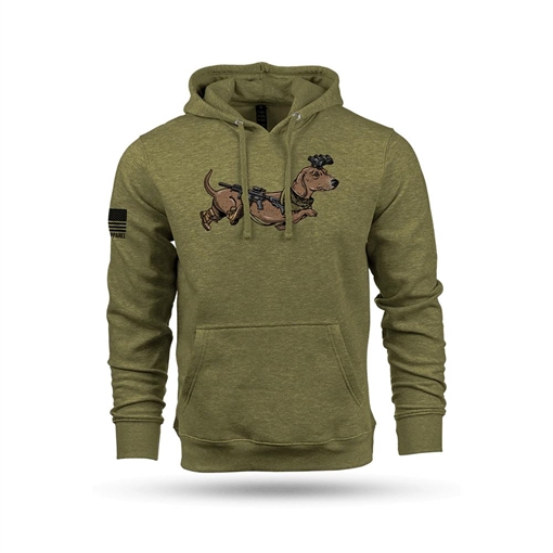 Picture of Nine Line Tactical Wiener Hooded Sweatshirt Olive L TACWIENER-DT6100-HTHROLIVE-L 190741359632