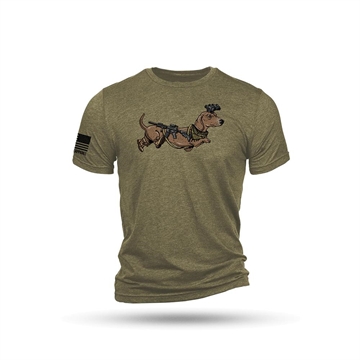 Picture of Nine Line Tactical Wiener Short Sleeve Shirt Olive Triblend XL TACWIENER-TSTRI-OLIVETRIBLEND-XL 190741353326