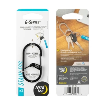 Picture of Nite-Ize G-Series Dual Chamber Carabiner GS3-01-R6