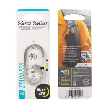 Picture of Nite-Ize G-Series SlideLock - Stainless GSL3-11-R6