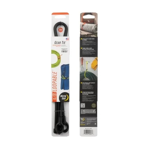 Picture of Nite-Ize Gear Tie Loopable Twist Tie - 2 Pack GLL24-01-2R3