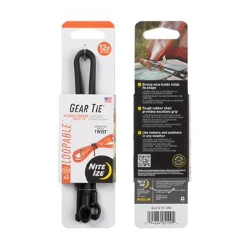 Picture of Nite-Ize Gear Tie Loopable Twist Tie - 2 Pack GLS12-01-2R3